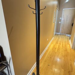 Coat rack stand brown black