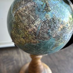 12 Cash Desk Top Globe Appx 10” Tall Near AV College