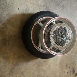 2011-2019 SUZUKI GSXR 600 OEM FRONT AND REAR RIM