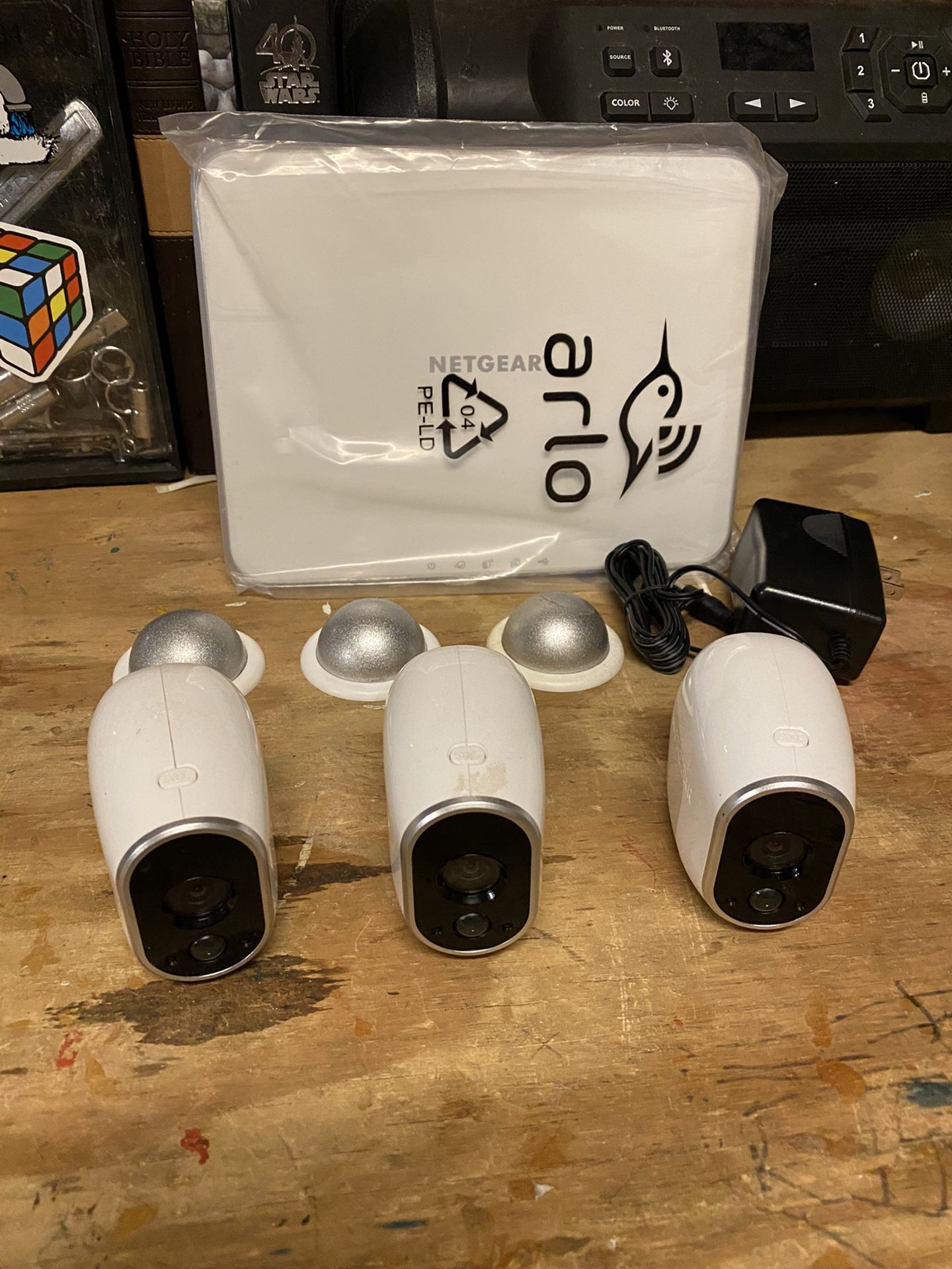 Arlo Security System - Base Station and 3 cameras