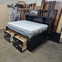 Full Captains Bed And Mattress 