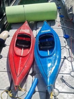 Keowee Kayaks Red and Blue Pair