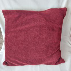 Burgandy Throw Pillow