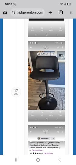 New barstools