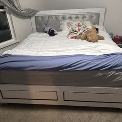 King Size Bed Frame Headboard And Footboard 