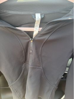 BRAND NEW ! Lululemon Ribbed 1/2 Zip Jacket Size 4