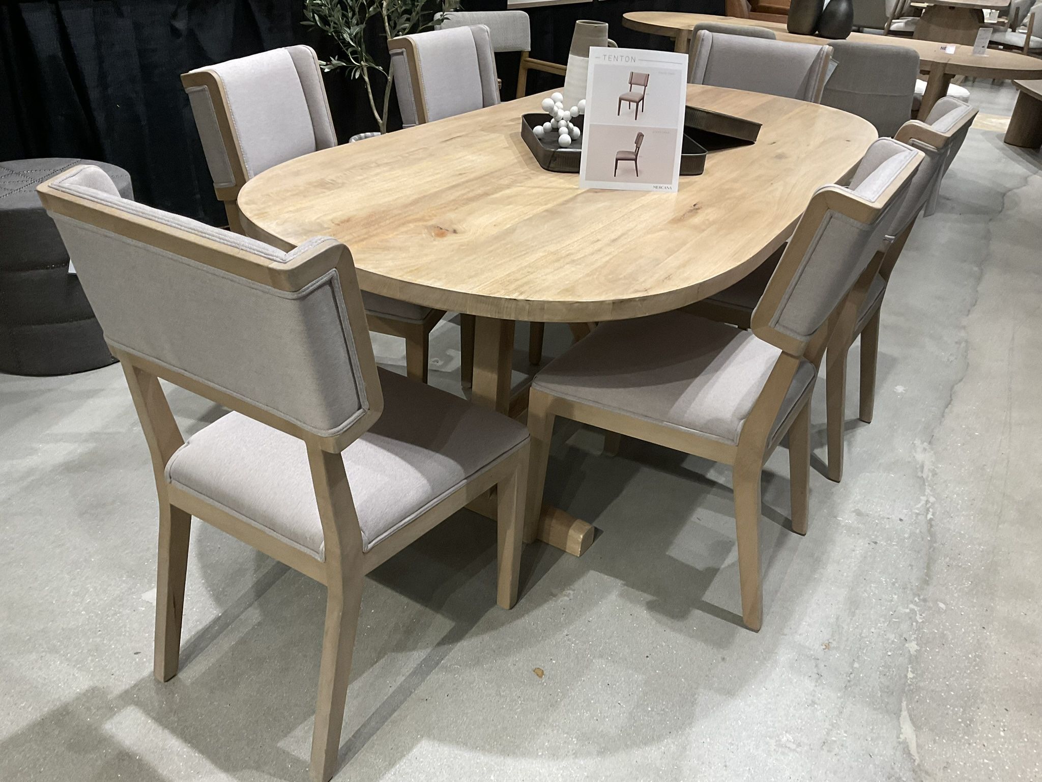 New Viktor Dining Table and chairs by Mercana