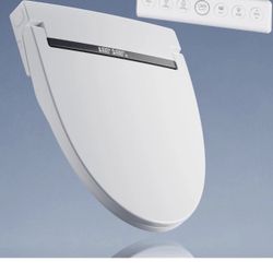 Bidet Toilet Seat With Heated Water And Air, Remote Control