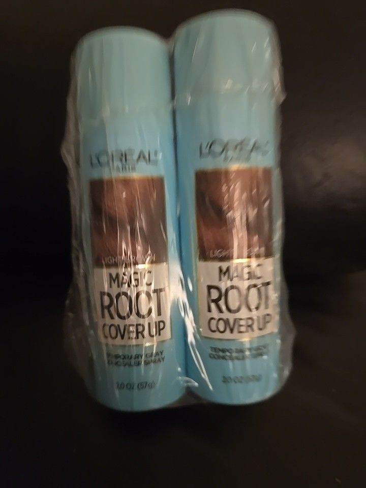 LOT OF 2  L'Oreal Magic Root Cover Up VIBRANT RED NEW