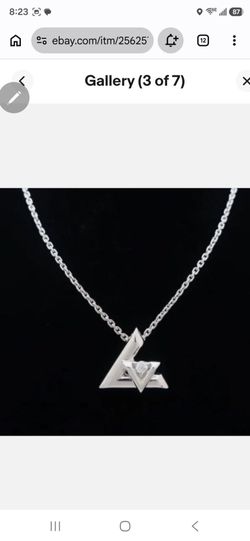 Louis Vuitton Pendentiflv Volt One Pm Necklace K18 White Gold