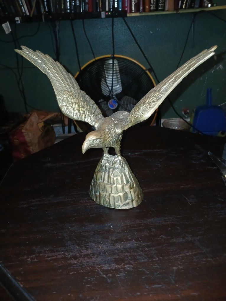 Solid Brass Eagle 12