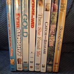 Lot Of 8 DVDs,  Comedy, Drama, Etc. $39.95, OBO. 