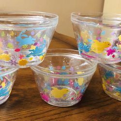 (5) acrylic Easter 🐣 bowls ( NEW )