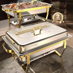 Chafing Dish Set 2 Pack 9qt NEW