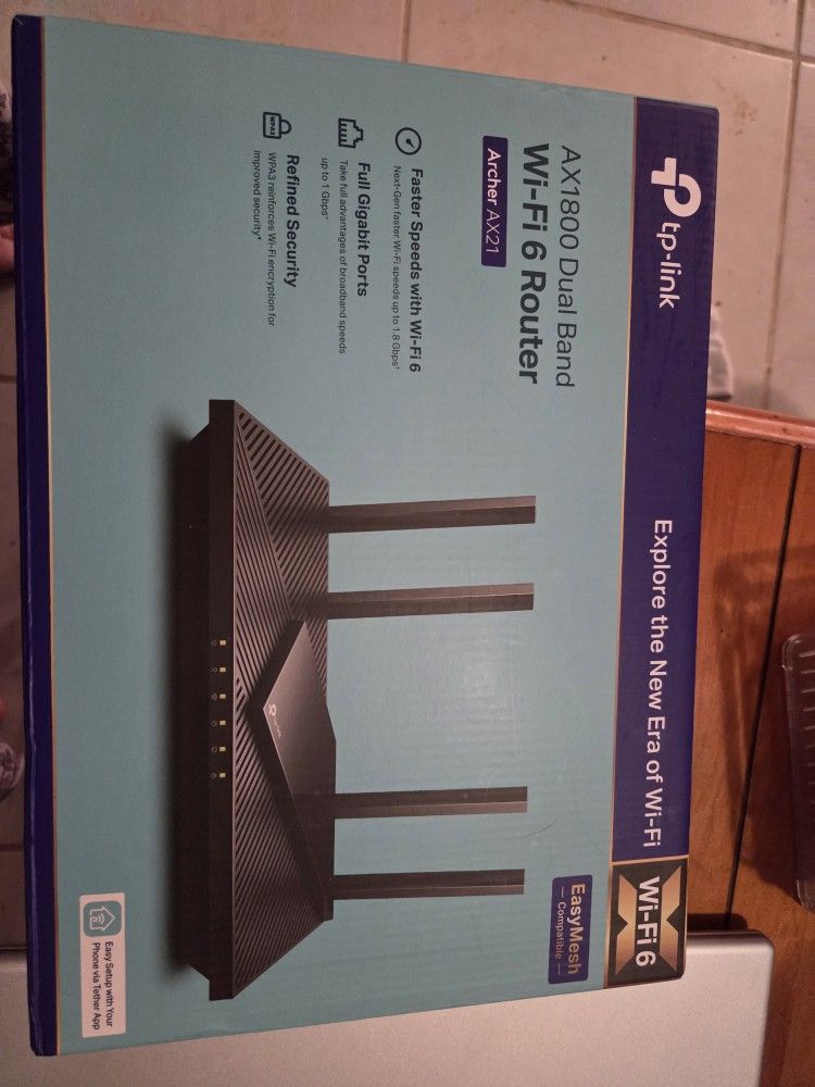 TP-Link AX1800 WiFi 6 Router V4 (Archer AX21)