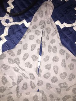 Skull patterned dress size small