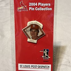 2004 Tony LaRussa Cardinals Hat Pin !