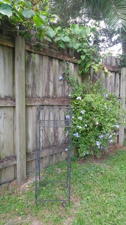 Large Metal Blk Plant Stand 38" Height 13"Width