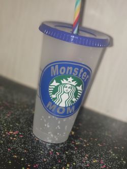 Starbucks confetti color changing cup