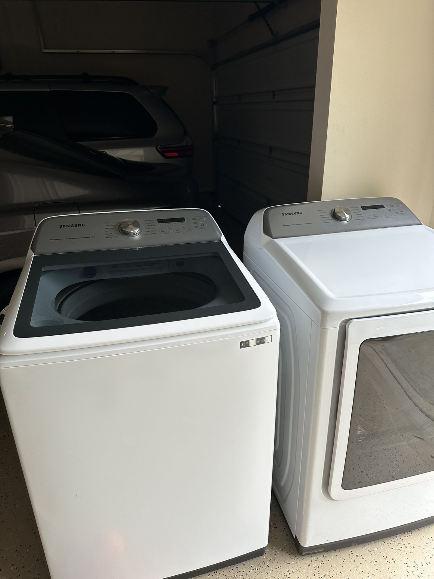 Samsung Washer & Dryer - Rarely Used - With One Year Warranty Remaining
