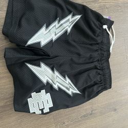 Eric Emanuel Men's Black and White Shorts