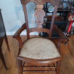 Late 1800s Victorian Parlor Side Chair 