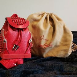 Shop Christian Louboutin Explora Funk Leather Backpack