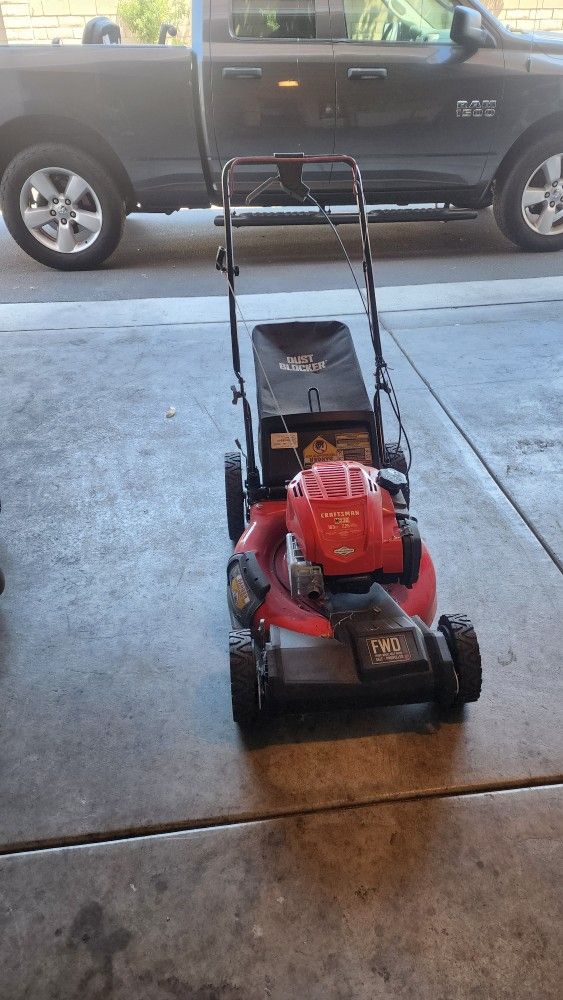 craftsman m110 gas push lawnmower 