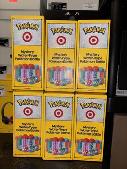 Pokemon Mystery Water Type Pokémon Bottle SEALED
