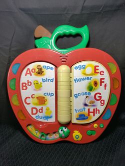 Electronic interactive apple toy . Makes learning fun.