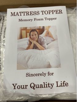 Mattress topper queen