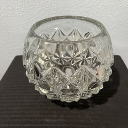 crystal votive candle holder