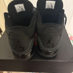 jordan 3 black cat worn couple times throw a price