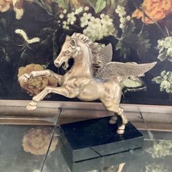 Solid Brass Pegasus Statue 