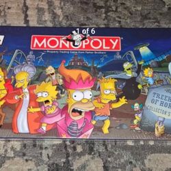 Monopoly The Simpsons Treehouse Of Horror Collectors Edition Brand New Sealed!!