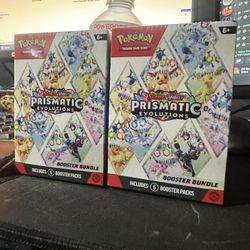 Pokémon Prismatic Evolution Booster Bundle 
