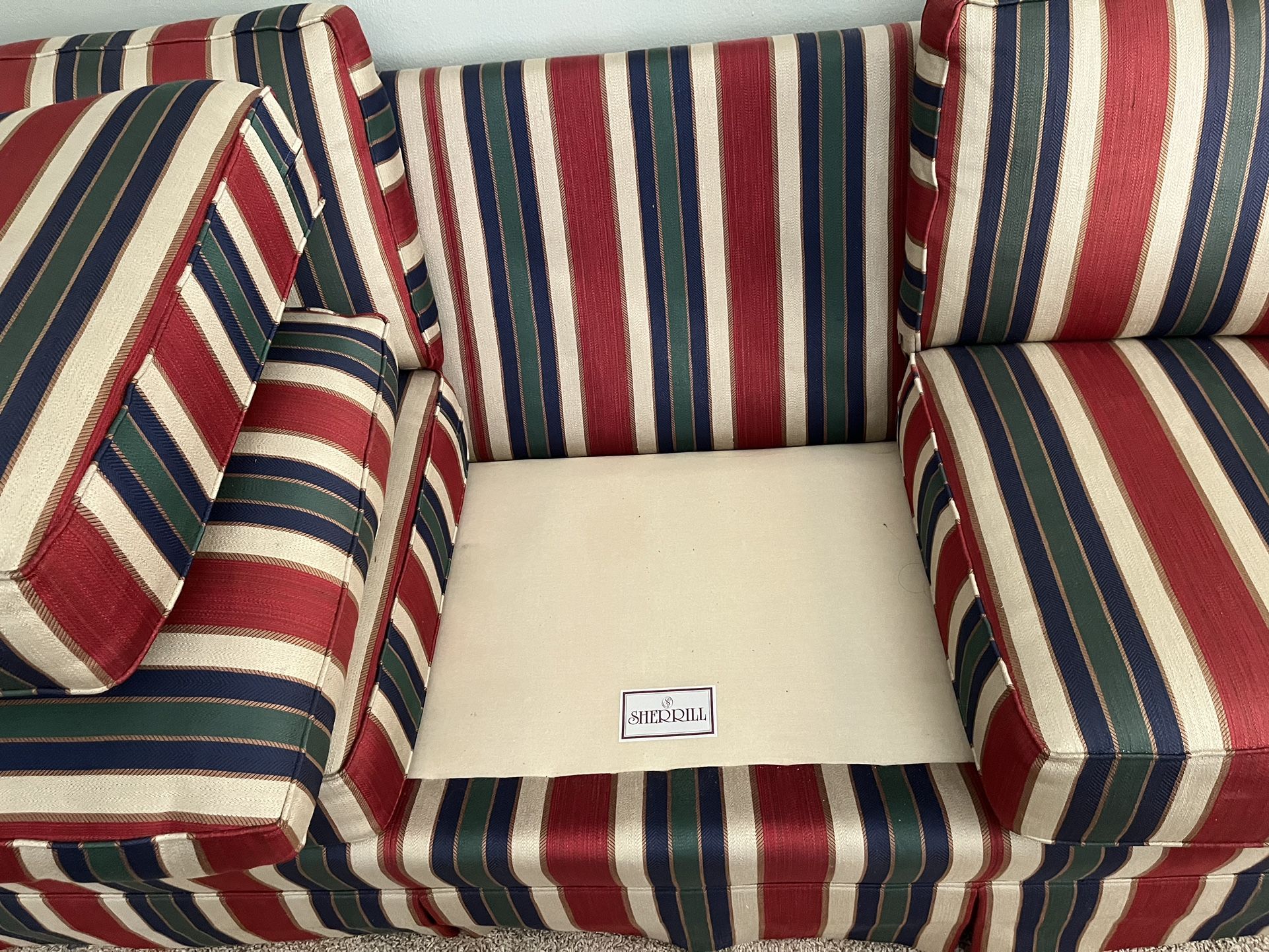 Sherrill 80” Polyester, liquid protected SOFA for Sale in Rockford, IL ...