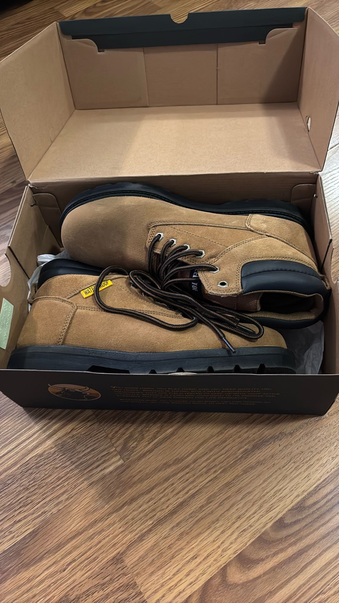 Men’s Steel Toe Brahma Work Boots 10.5 $20