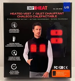 32 Heat Rechargeable Heated Vest Large