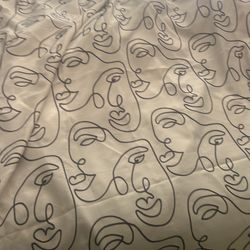 Restroom Curtain