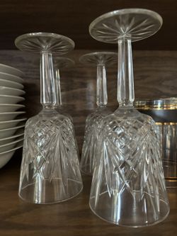 Real Crystal Wine Glasses 