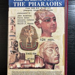 Vtg The Splendour Of The Pharaohs 3200 B.C. To 100 A.D. Pharaonic Vhs Clamshell
