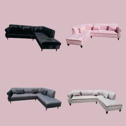 BRAND NEW 7X9FT AND 9X7FT SECTIONAL CHAISE  SOFA LOUNGE 