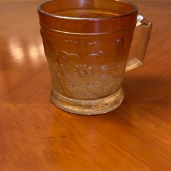 Vintage Carnival Glass Mug