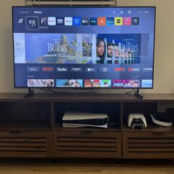 70 Inch Dark walnut tv stand