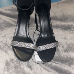 Black Sparkly Heels 