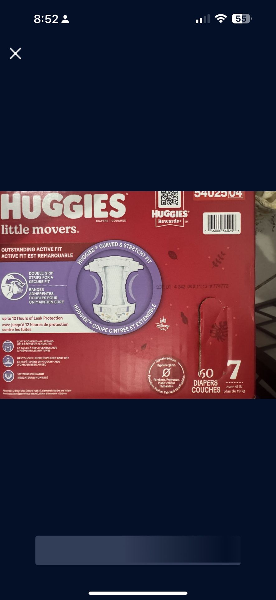 Size 7 Huggies