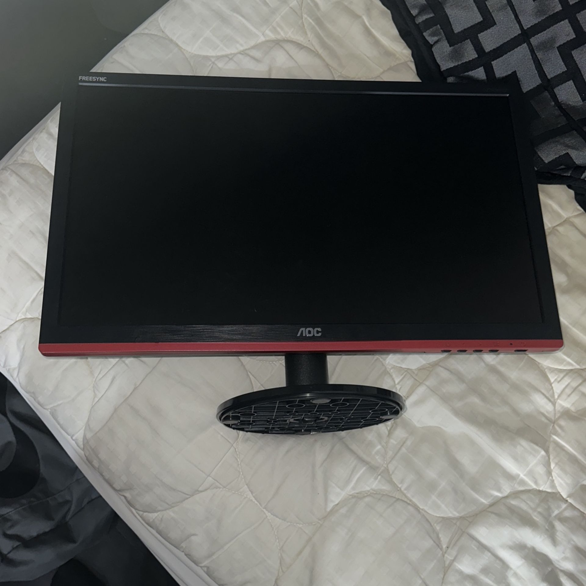 AOC G2260VWQ6 21.5” Gaming Monitor FHD 1920x1080, 1ms, Freesync 75 Hz, Anti-Blue Light, Flickerfree, DisplayPort/HDMI/VGA, Vesa