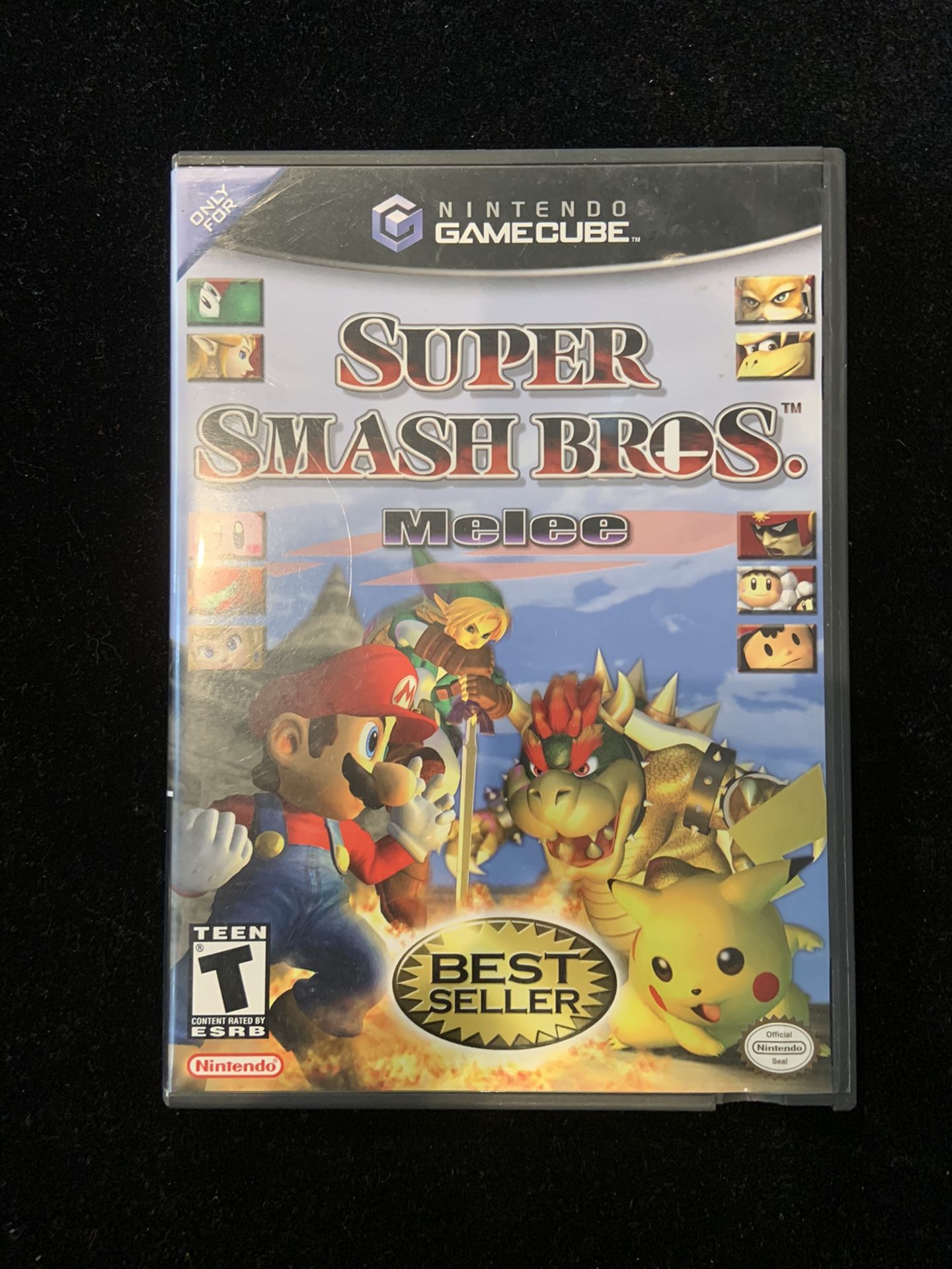 Nintendo GameCube Super Smash Bros. Melee Game Disc + Case(NO MANUAL)