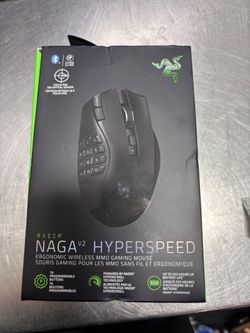 NAGA v2 hyperspeed ergonomic wireless MMO gaming mouse